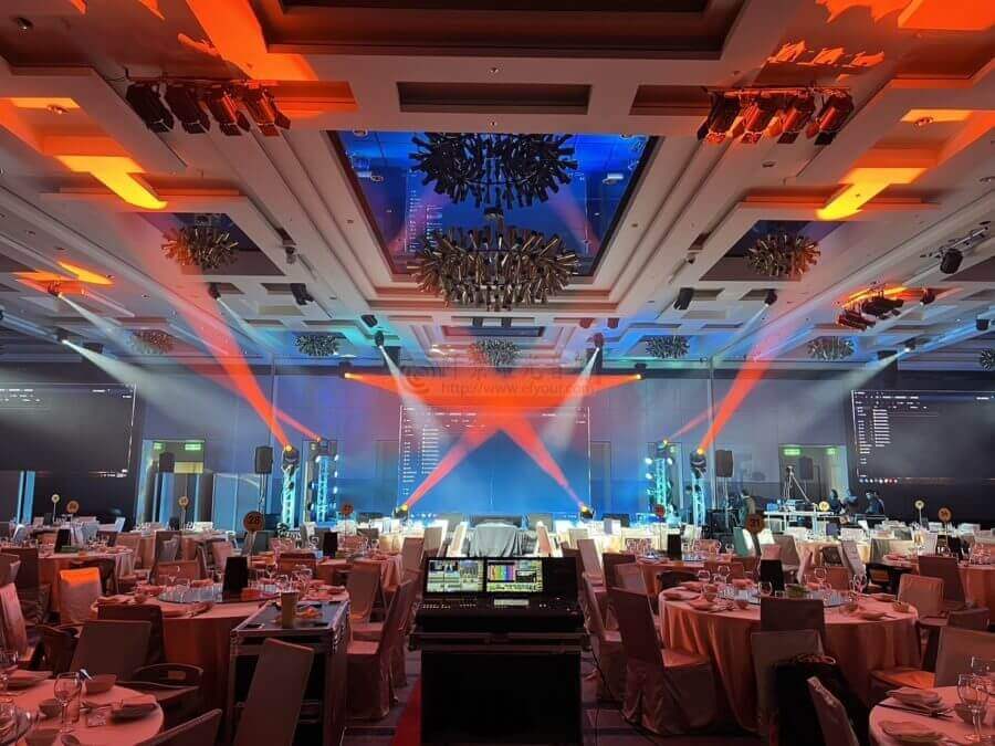 春酒燈光規劃 - 阡景燈光音響 展覽工程