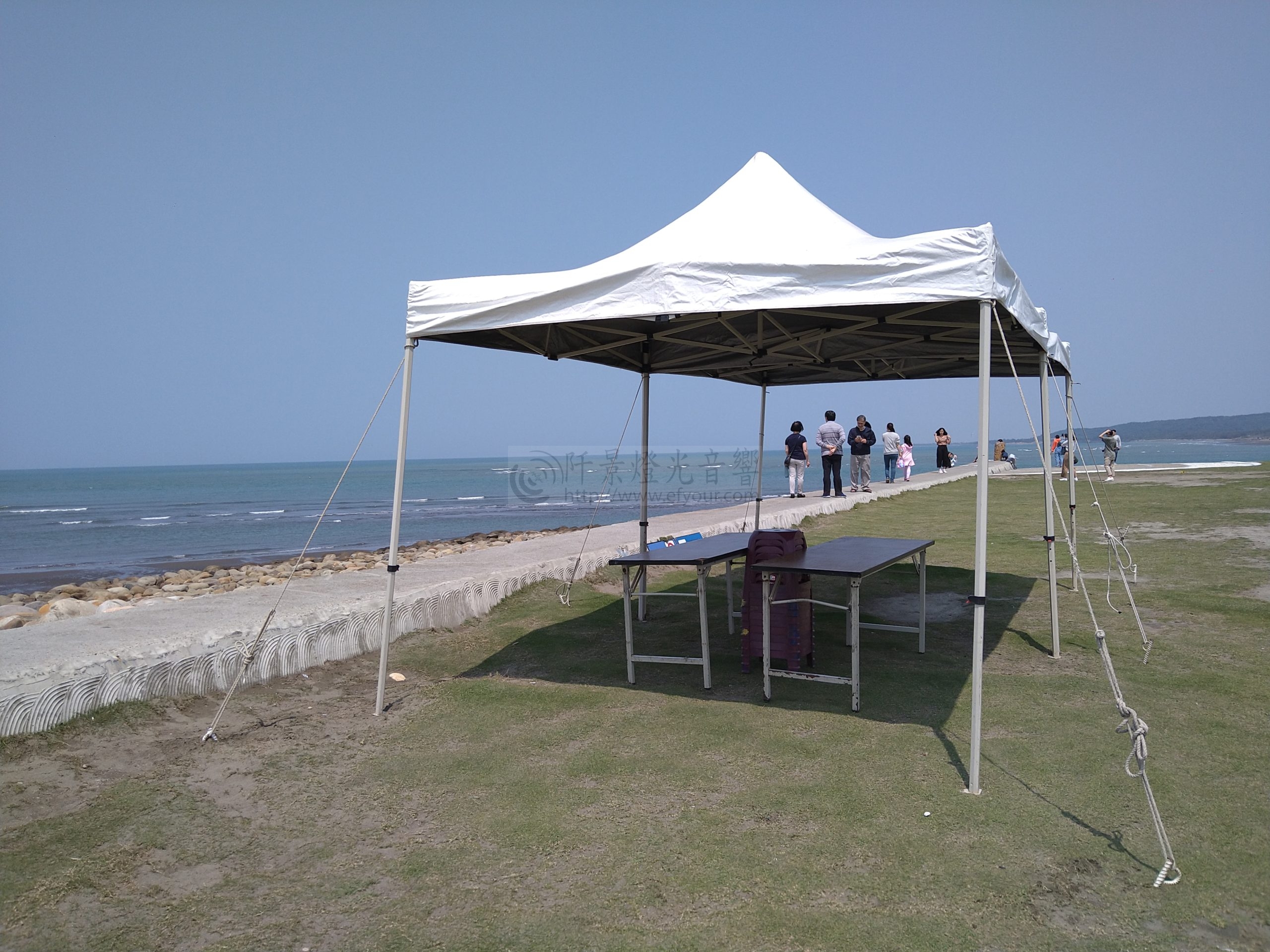 海邊淨灘帳篷 |阡景 經驗案例