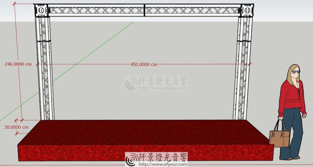 舞台示意圖 |阡景 出租設備