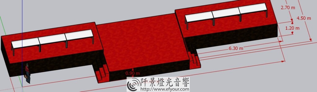 運動賽事綜合舞台(裁判+司令台) |阡景 出租設備