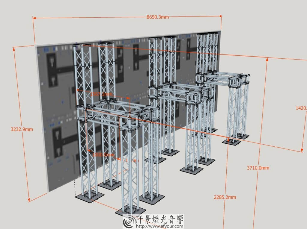 %E9%9B%BB%E8%A6%96%E6%9E%B6%E8%A3%BD%E4%BD%9Ctruss-5-1024x765 客製化移動平台-可調角度