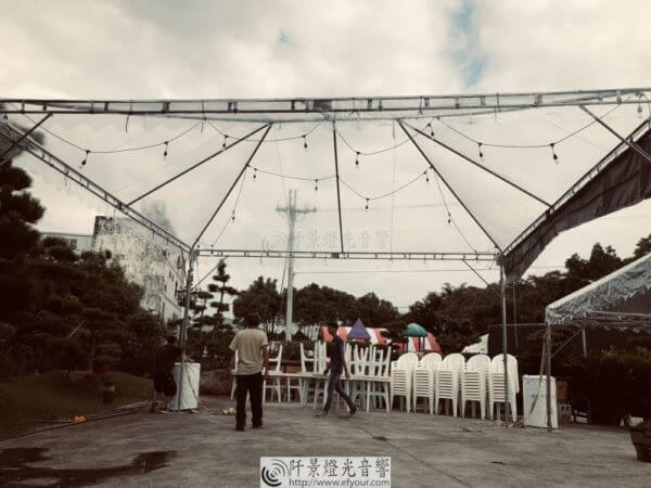 戶外休閒餐敘活動帳篷串燈