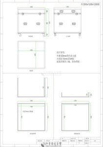 航空箱訂製CAD圖