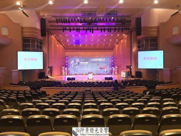 新竹市演藝廳轉播投影