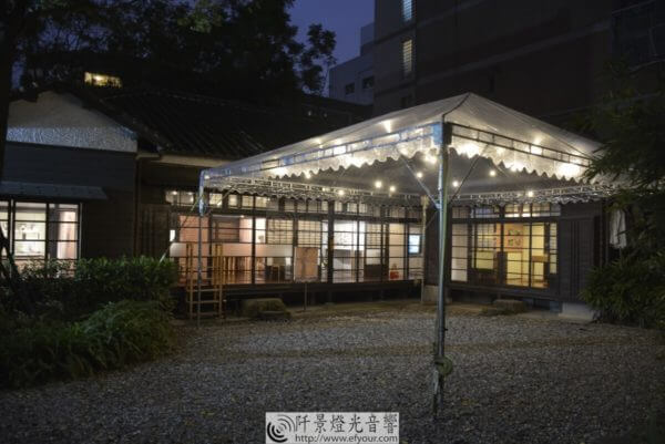 日系建築夜市集 （帳篷＋燈光）