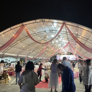 💡 婚禮帳棚燈條架設｜打造浪漫戶外婚禮氛圍