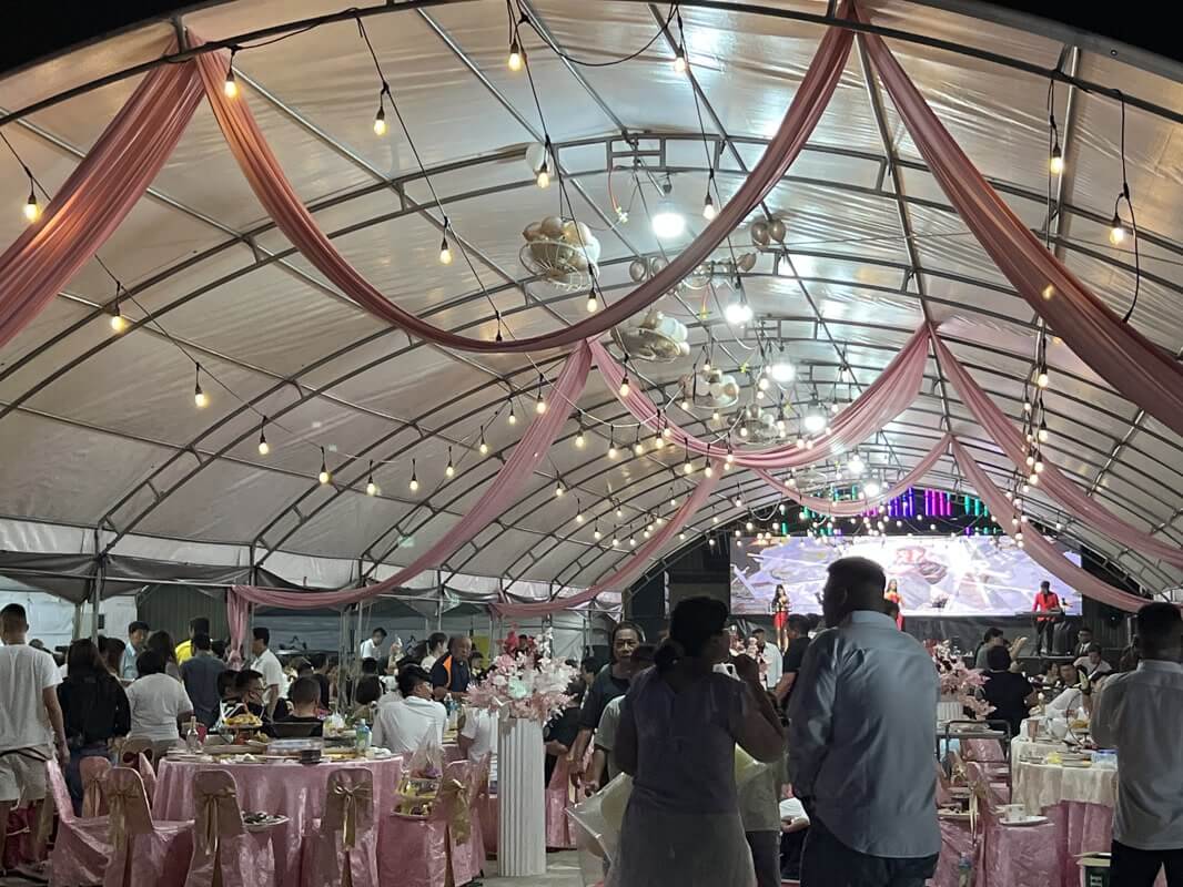 Glow-2 💡 婚禮帳棚燈條架設｜打造浪漫戶外婚禮氛圍