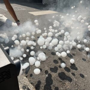 ✨ LED雙輪煙霧泡泡機 ✨(有隨手拍的影片)