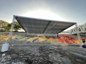 階梯遮陽大型帳篷・專業訂製出租服務