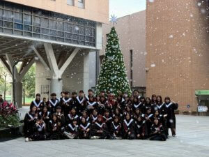 ❄️ 高醫校園雪景營造