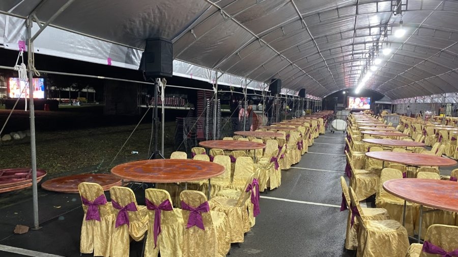 350桌超大型戶外婚禮設備規劃 |阡景 訂婚儀式|婚禮佈置