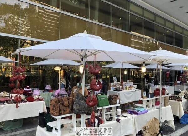 市集桌椅陽傘
