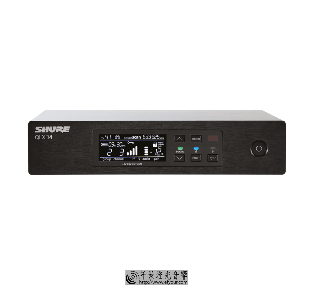 QLXD4-1-1-1024x931 Shure QLX-D 無線麥克風系統出租