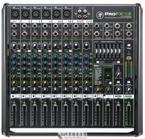 Mackie混音器 (專業直播音效卡)