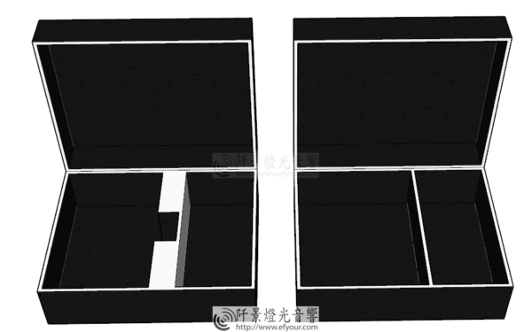 投影機箱配置是意圖