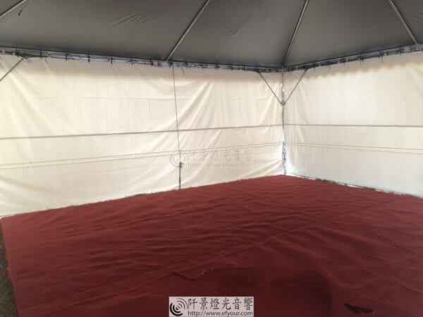 六米帳出租+地毯鋪設