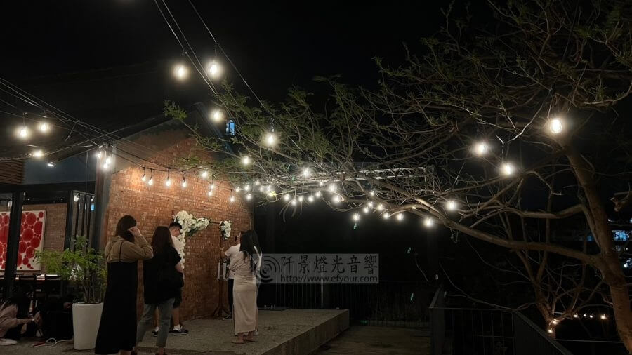 婚禮串燈布置-8-900x506 婚禮串燈架設