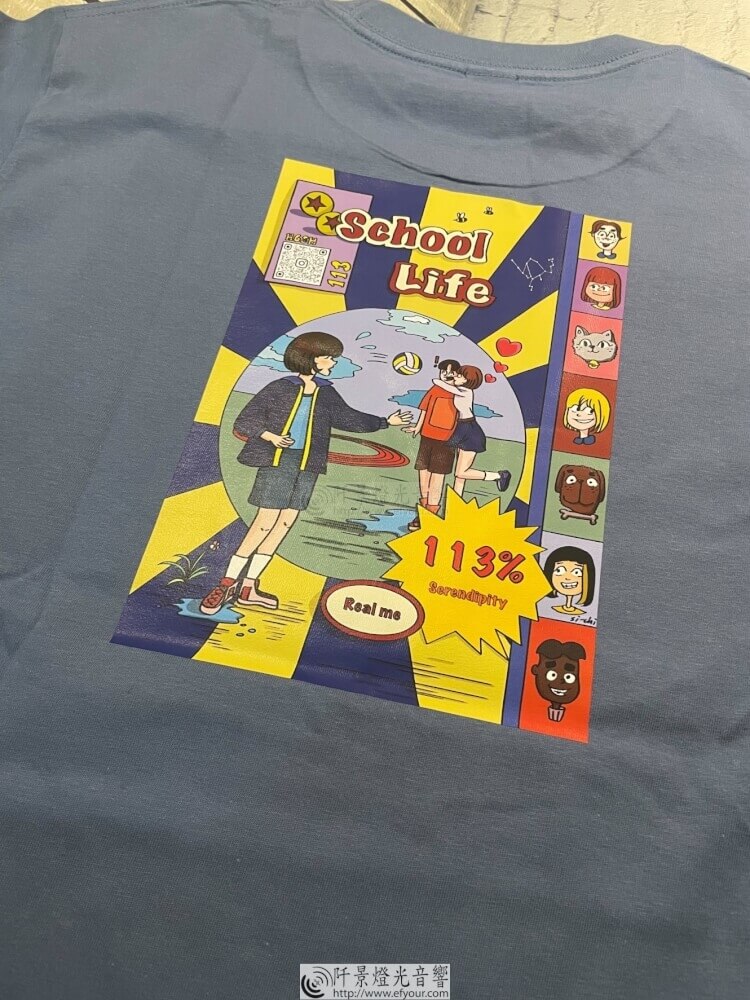 客製化T-Shirt製作衣服全彩直噴團體服訂製-9 客製化純棉T恤