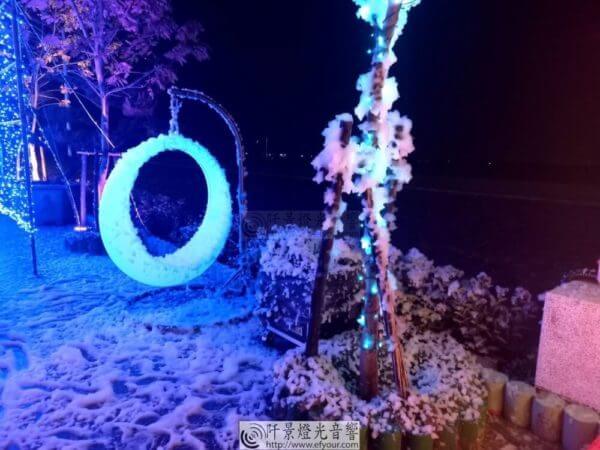 春節燈會下雪活動 誰說只能聖誕節下雪.