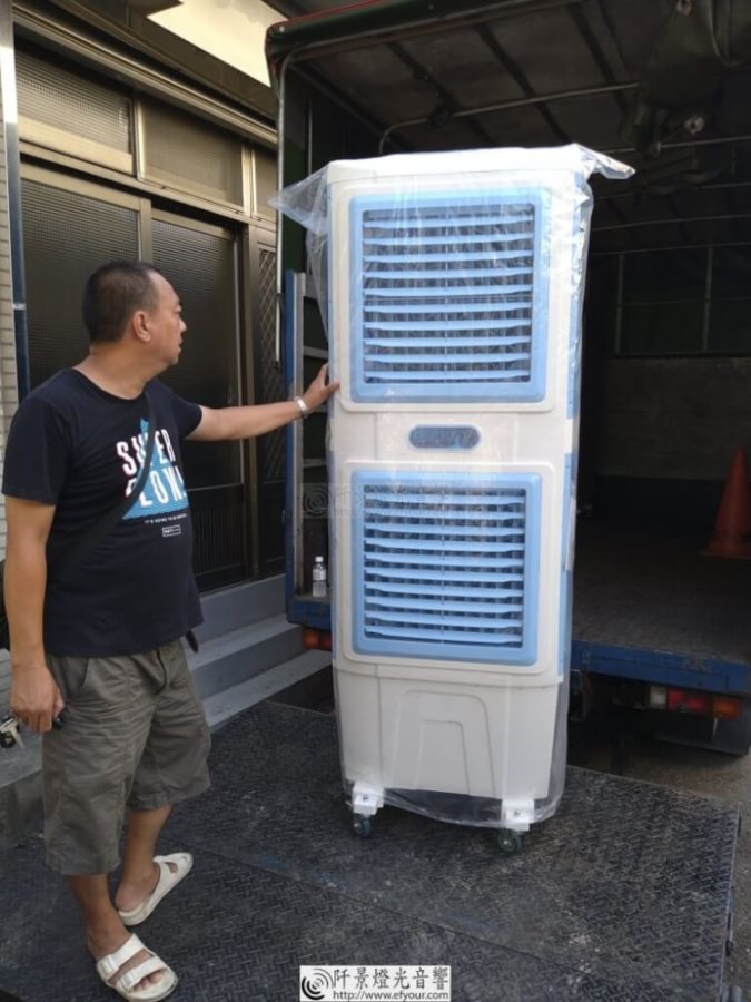 工業級水冷扇 "真正有效製冷"*調節空氣濕度與空氣中灰塵身體不濕黏*(非水霧式水冷) |阡景 水冷扇原理