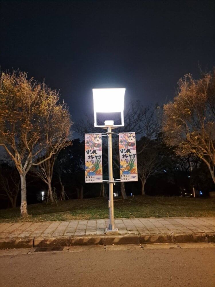 清交兩校路燈期施工-3-750x1000 清交兩校 路燈旗施作