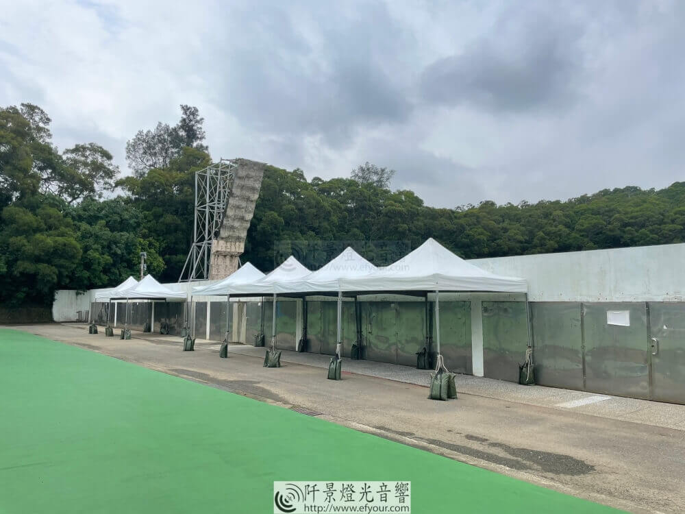 路跑白色三米漲搭設5 路跑帳篷搭設出租／校園帳篷安全搭設