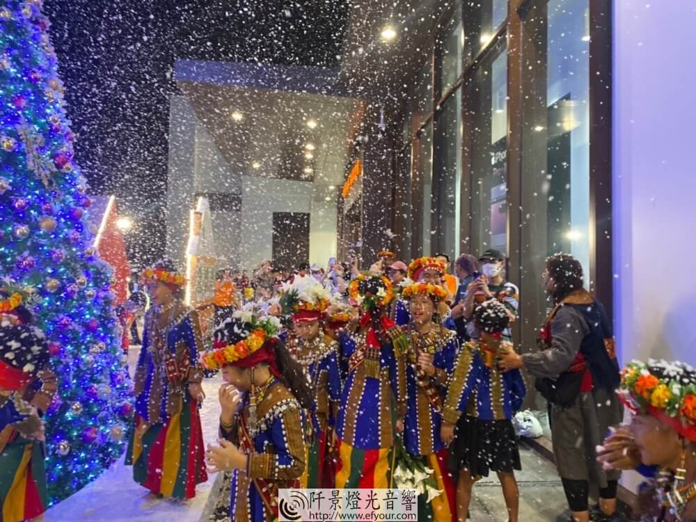 達米秀聖誕雪出租案例照片4-1000x750 聖誕有愛 偏鄉點燈（含影片）