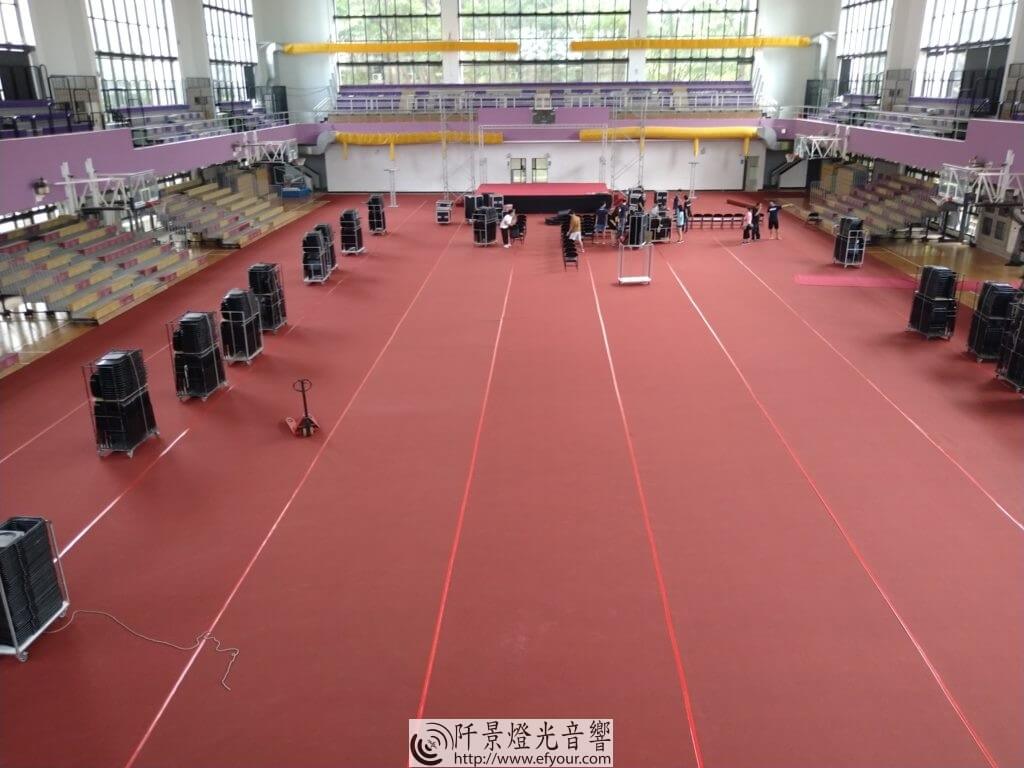 體育場地毯施工-2-1024x768 運動場木地板防刮保護墊規劃出租